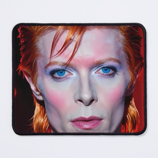 Item preview, Electric Red-Haired Portrait with Neon Dreamlike Glam Energy designed and sold by ArtaFutura.
