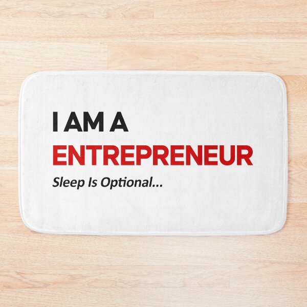 Item preview, I Am An Entrepreneur – Sleep Is Optional Funny Entrepreneur Meme Hustle Motivation Humor designed and sold by amareshdas008.