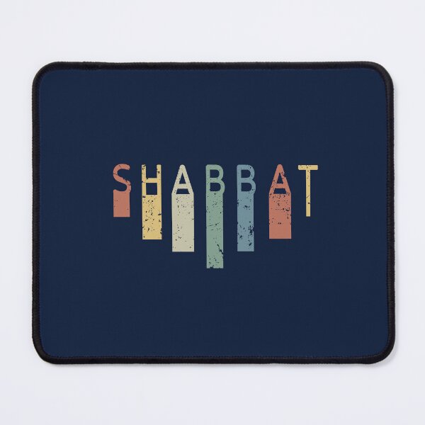 Item preview, Shabbat Retro Color Typography designed and sold by Thank-HaShem.