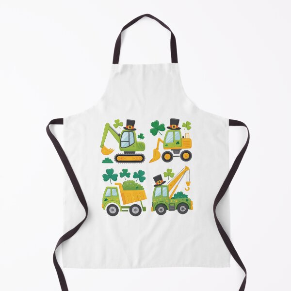 Item preview, Irish Construction Truck Crane Toddler Boys St Patricks Day  designed and sold by papertaless.