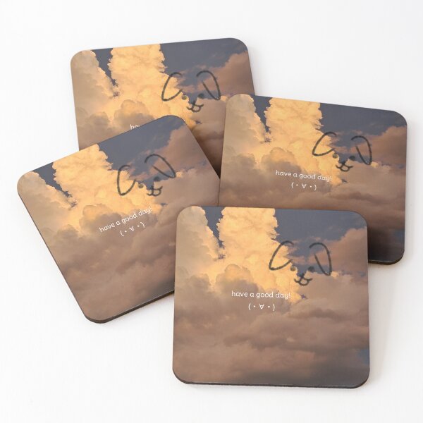 Item preview, Cute Dog Cloud Doodle - Have a Good Day Golden Hour designed and sold by Phrikthai2009.