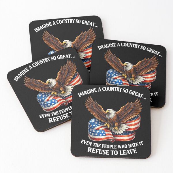 Item preview, imagine a country so great patriotic flag quote designed and sold by 3INEKMIZAN.