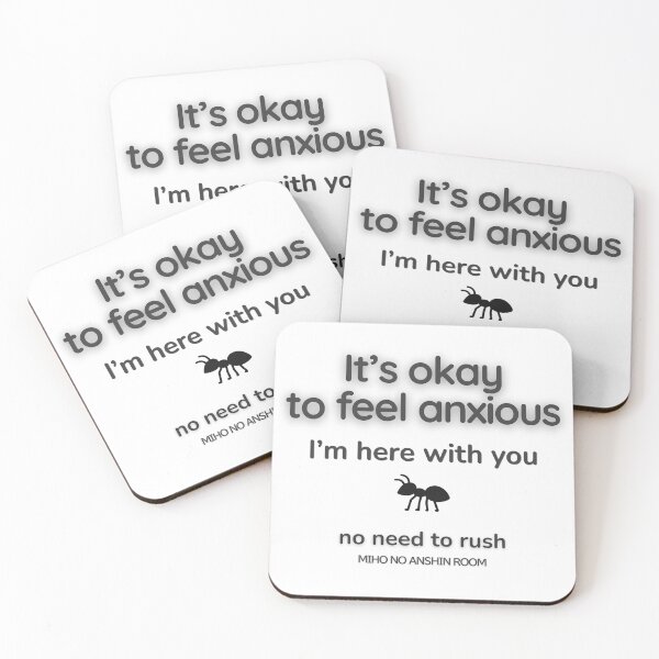 Item preview, It’s Okay to Feel Anxious. I’m Here With You. designed and sold by miho-anshin.