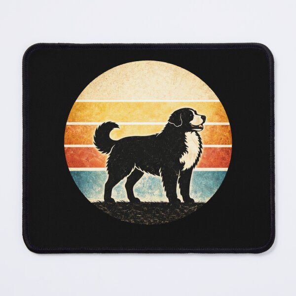 Item preview, Saint Bernard Vintage Sunset Silhouette T-Shirt, Gentle Giant Dog Lover Gift, Rescue Dog Graphic Tee, Retro Minimalist Design designed and sold by ZEBBEDE - Minimal Streetwear .