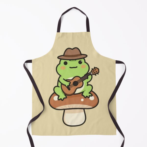 Item preview, Whimsical Frog – Mushroom Guitar Serenade designed and sold by Dogandesighn.