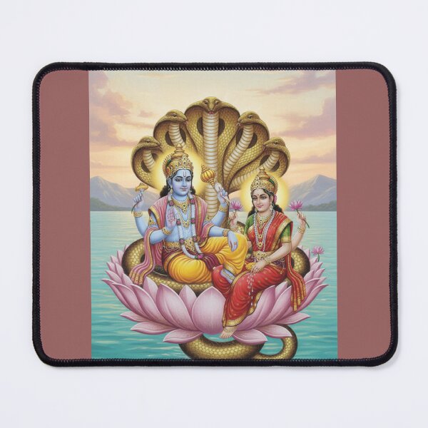 Item preview, Shri Laxmi Narayan Hindu Spiritual Sticker PNG designed and sold by SouravDesigns.