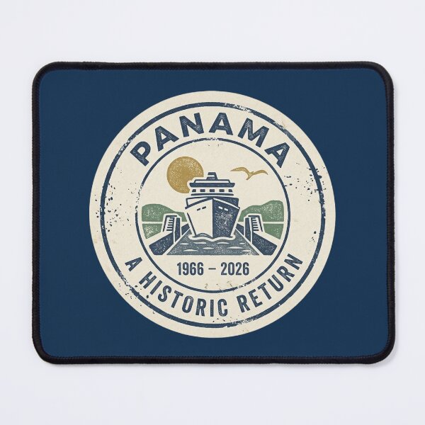 Item preview, Vintage Panama 2026 Travel Stamp Design A Historic Return 1966-2026 Retro Passport Style Panama Canal Decal designed and sold by Alpha-capital.