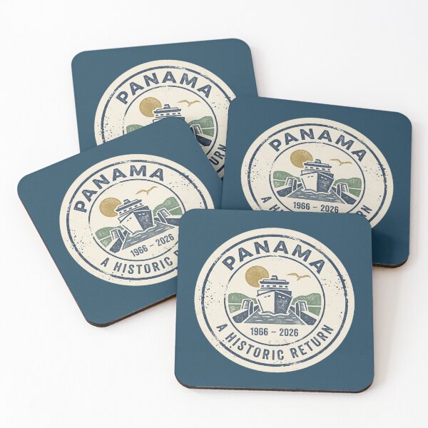 Item preview, Vintage Panama 2026 Travel Stamp Design A Historic Return 1966-2026 Retro Passport Style Panama Canal Decal designed and sold by Alpha-capital.