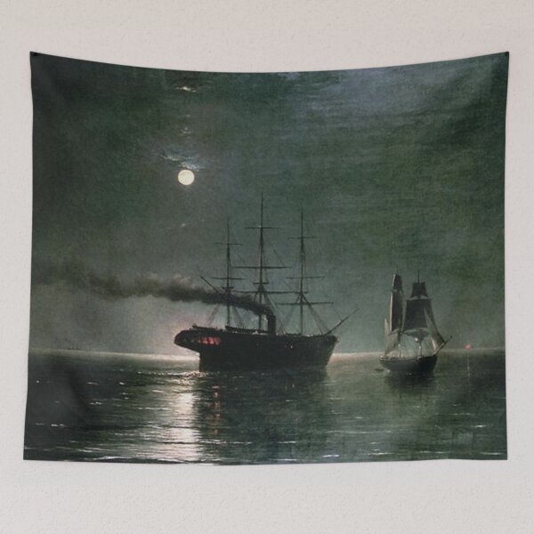 Item preview, Ships in the stillness of the night designed and sold by SharonTheFirst.