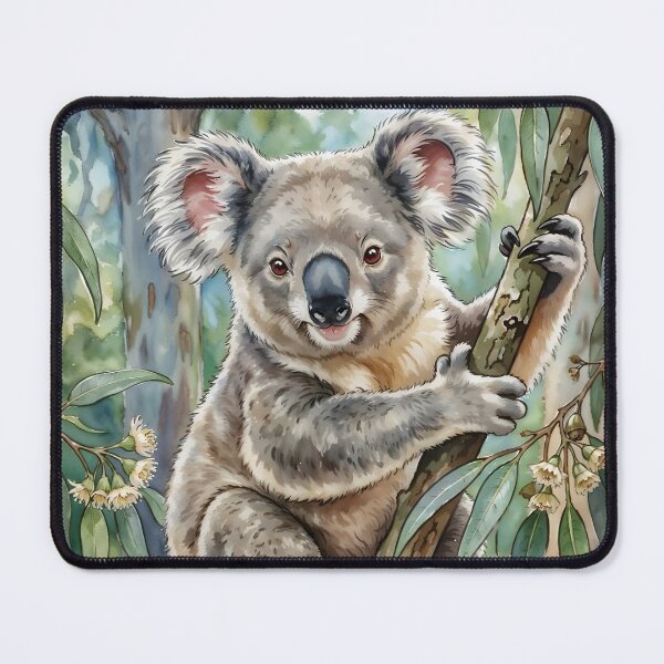Item preview, Vintage-Style Koala Illustration – Australian Bushland Serenity designed and sold by RubisLeaf.