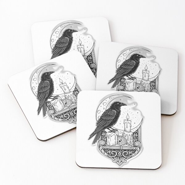 Item preview, Raven Candle Moon Relic designed and sold by IllumeInk.