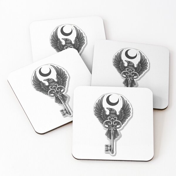 Item preview, Lunar Raven Key Sigil designed and sold by IllumeInk.