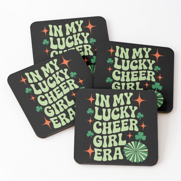 Item preview, In My Lucky Cheer Girl Era Groovy Shamrock St Patricks Day designed and sold by papertaless.
