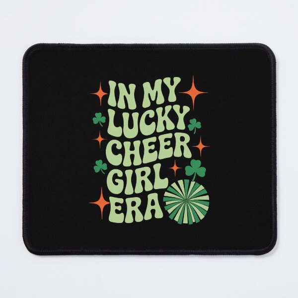 Item preview, In My Lucky Cheer Girl Era Groovy Shamrock St Patricks Day designed and sold by papertaless.