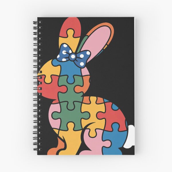 Item preview, Easter Bunny Rabbit Puzzle Autism Awareness designed and sold by GarinaguHN.