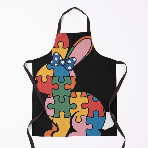 Item preview, Easter Bunny Rabbit Puzzle Autism Awareness designed and sold by GarinaguHN.
