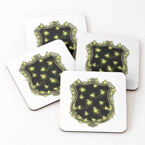 Item preview, Glowing Firefly Swarm Crest designed and sold by IllumeInk.