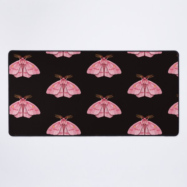 Item preview, Colorful moth with pink wings and unique features resting on a plain background during daylight designed and sold by Ms. Iryna.