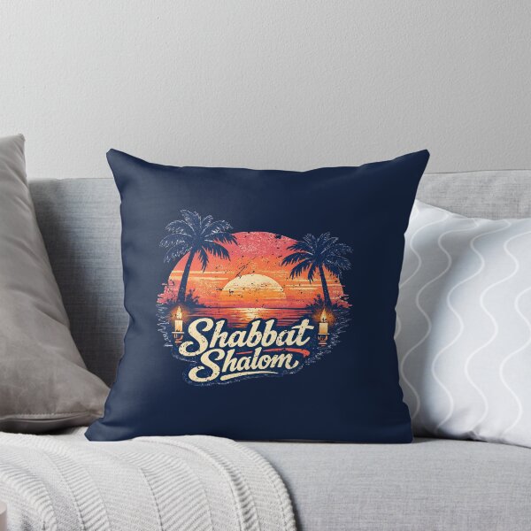 Item preview, Shabbat Shalom Sunset Beach Vintage designed and sold by Thank-HaShem.