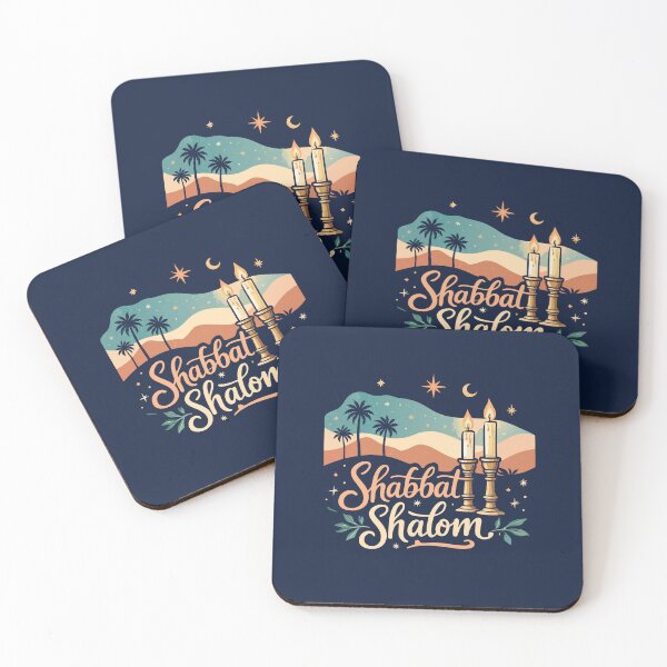 Item preview, Shabbat Shalom Candles Night Desert designed and sold by Thank-HaShem.