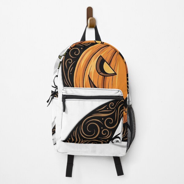 Item preview, Spooky Pumpkin Crescent Crest designed and sold by IllumeInk.