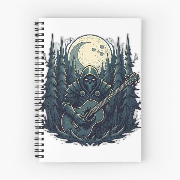 Item preview, Mystical Forest Guardian Moon Guitar designed and sold by IllumeInk.