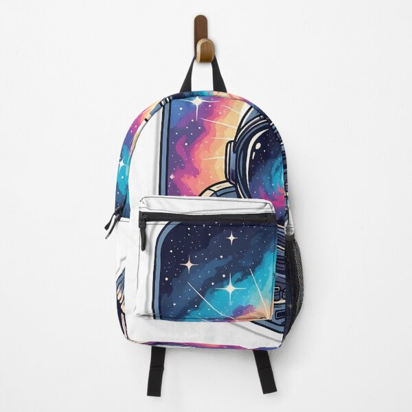 Item preview, Astronaut Cosmic Dawn Badge designed and sold by IllumeInk.