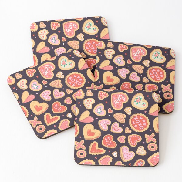 Item preview, All You Need Is Love Heart Cookies Pattern – Cute Valentine’s Day Aesthetic Design designed and sold by SeoulInkSoul.