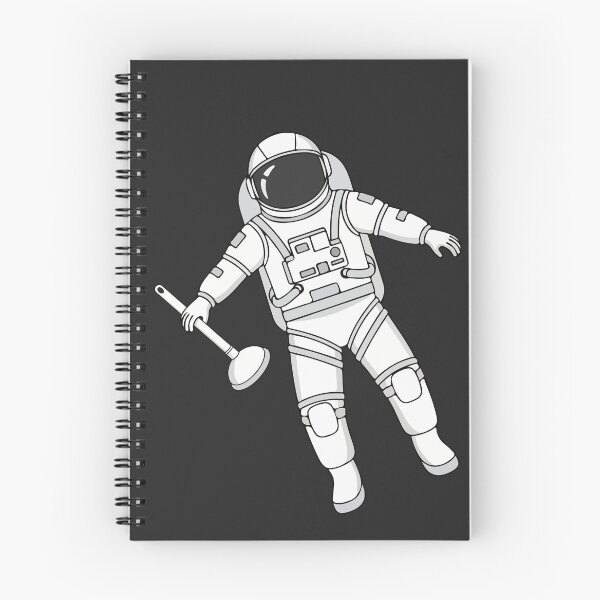 Item preview, Artemis II Space Plumbing Meme - Astronaut with a Plunger designed and sold by Tattyarts.