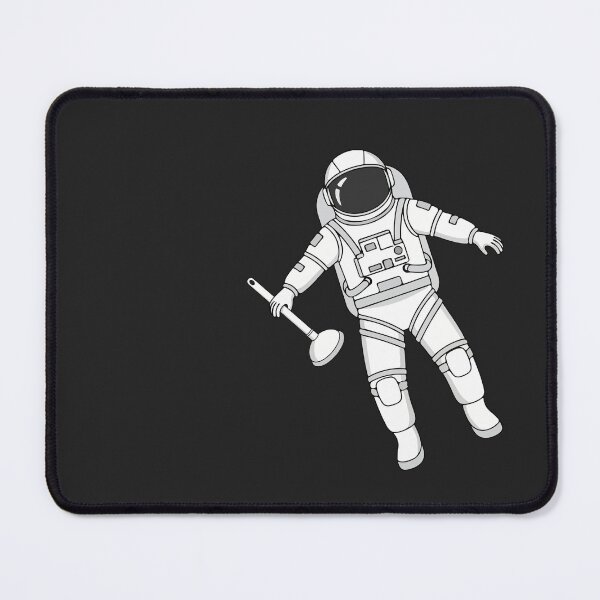 Item preview, Artemis II Space Plumbing Meme - Astronaut with a Plunger designed and sold by Tattyarts.