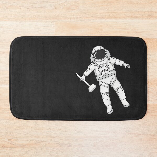 Item preview, Artemis II Space Plumbing Meme - Astronaut with a Plunger designed and sold by Tattyarts.
