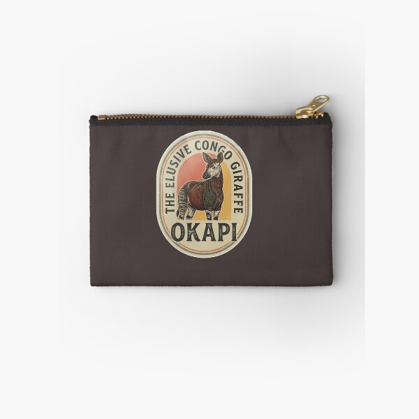 Item preview, The Elusive Congo Giraffe Okapi Vintage Badge designed and sold by LYZ7VANI.