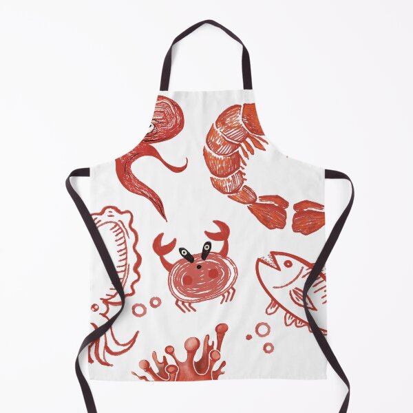 Item preview, Cute Red Sea Creatures Set designed and sold by Pryhozha.