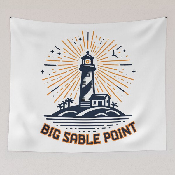 Item preview, Big Sable Point Lighthouse Sunrise designed and sold by Esskay Designs.