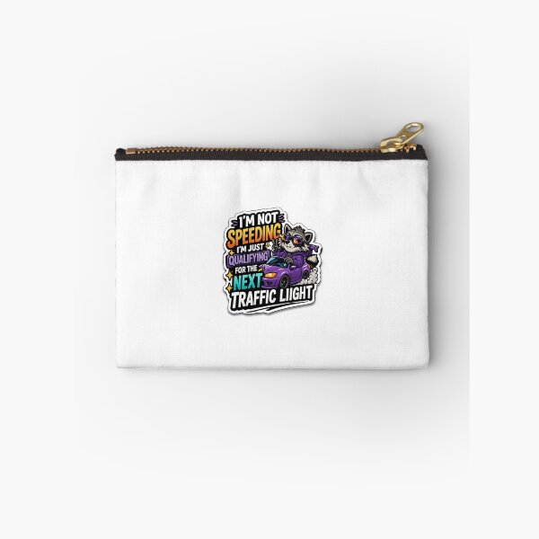 Item preview, Funny Racing Raccoon Car Sticker designed and sold by AmbiM.