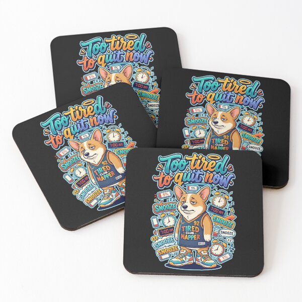 Item preview, Corgi Too Tired To Quit Now Hip Hop Illustration designed and sold by Tong4130.