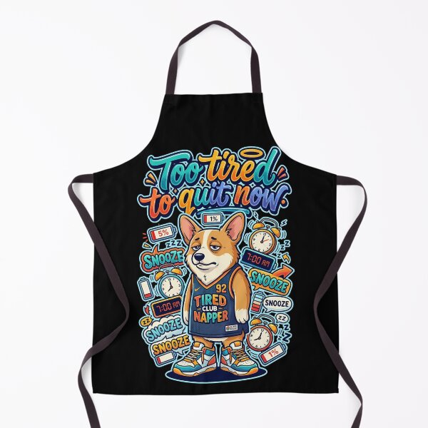 Item preview, Corgi Too Tired To Quit Now Hip Hop Illustration designed and sold by Tong4130.