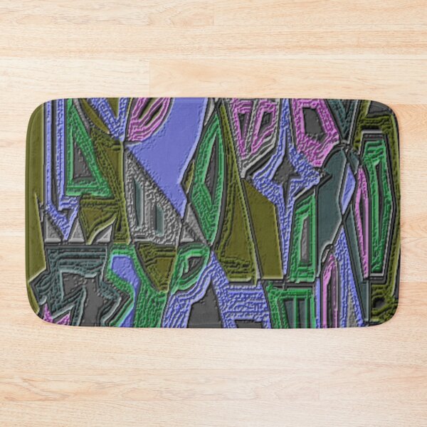 Item preview, signal distortion dark colorful geometric abstract design designed and sold by SmashingDeals.