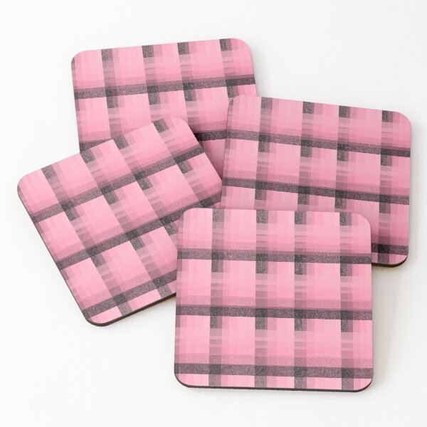 Item preview, Pink and Black Gradient Grid  designed and sold by JaygiesDesign.
