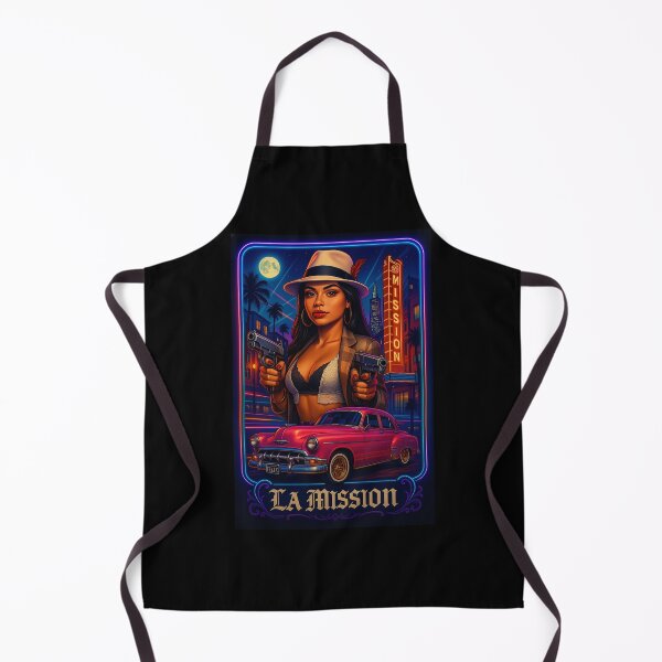 Item preview, La Mission Femme Fatale Lowrider Crimewave Neon Tee designed and sold by DyfunctionalTee.