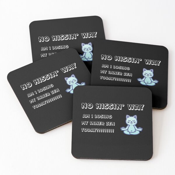 Item preview, No way losing inner zen cat funny meme designed and sold by Imemewell.