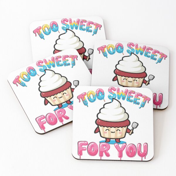 Item preview, Too Sweet Kawaii Cupcake Drip Design designed and sold by Coowo22.