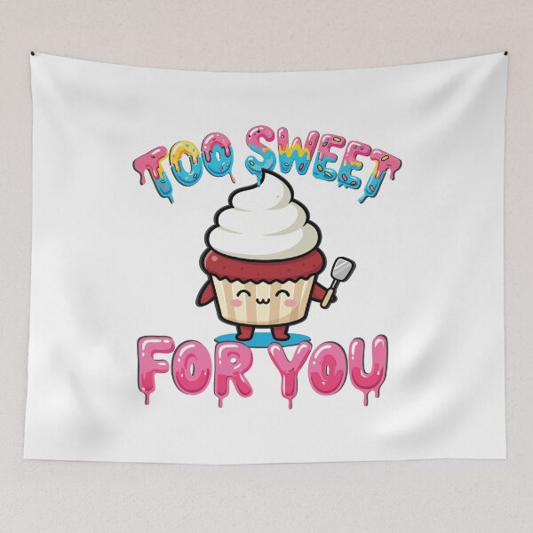 Item preview, Too Sweet Kawaii Cupcake Drip Design designed and sold by Coowo22.