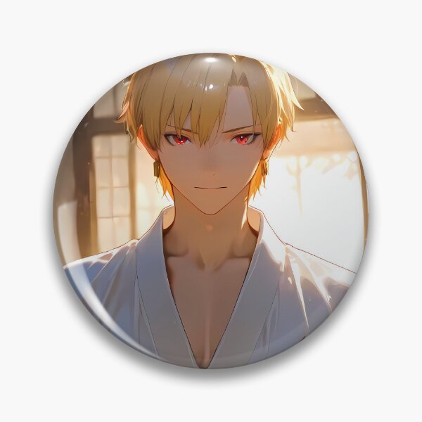 Item preview, Gilgamesh Red Kimono Fate Stay Night Anime designed and sold by Tokyonomad.