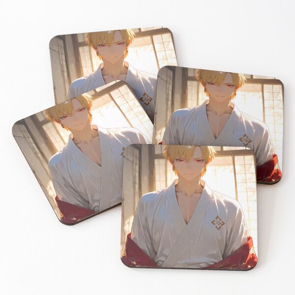 Item preview, Gilgamesh Red Kimono Fate Stay Night Anime designed and sold by Tokyonomad.