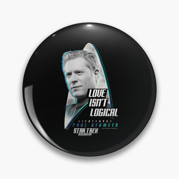 Item preview, Star Trek Discovery Paul Stamets Love Isn'T Logical Poster designed and sold by SmartLens.
