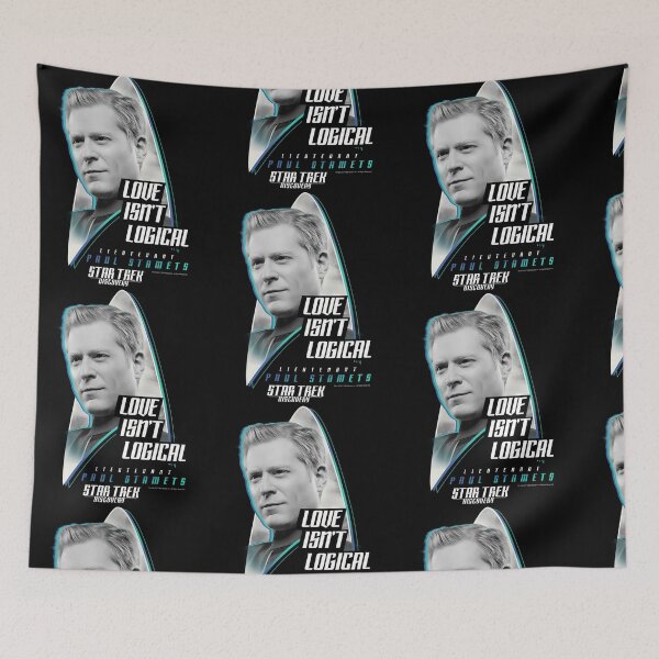Item preview, Star Trek Discovery Paul Stamets Love Isn'T Logical Poster designed and sold by SmartLens.