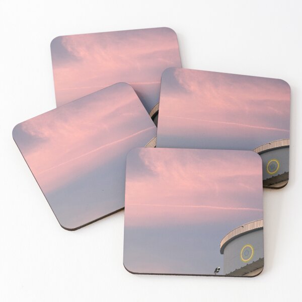 Item preview, A photograph of the evening sky with the view of the shopping mall buildings. designed and sold by Beeza Art Shop.