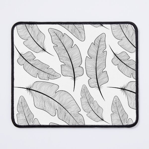 Item preview, Black feathers on white background designed and sold by AnnaHolyph.