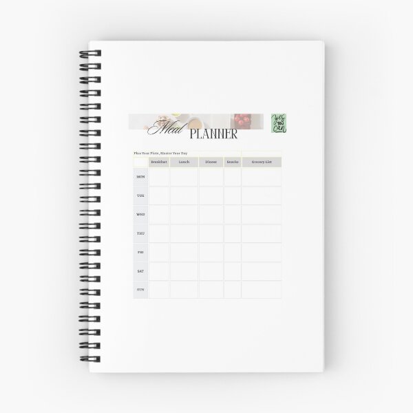 Item preview, Weekly Meal Planner - Yes You Can designed and sold by zelinora.